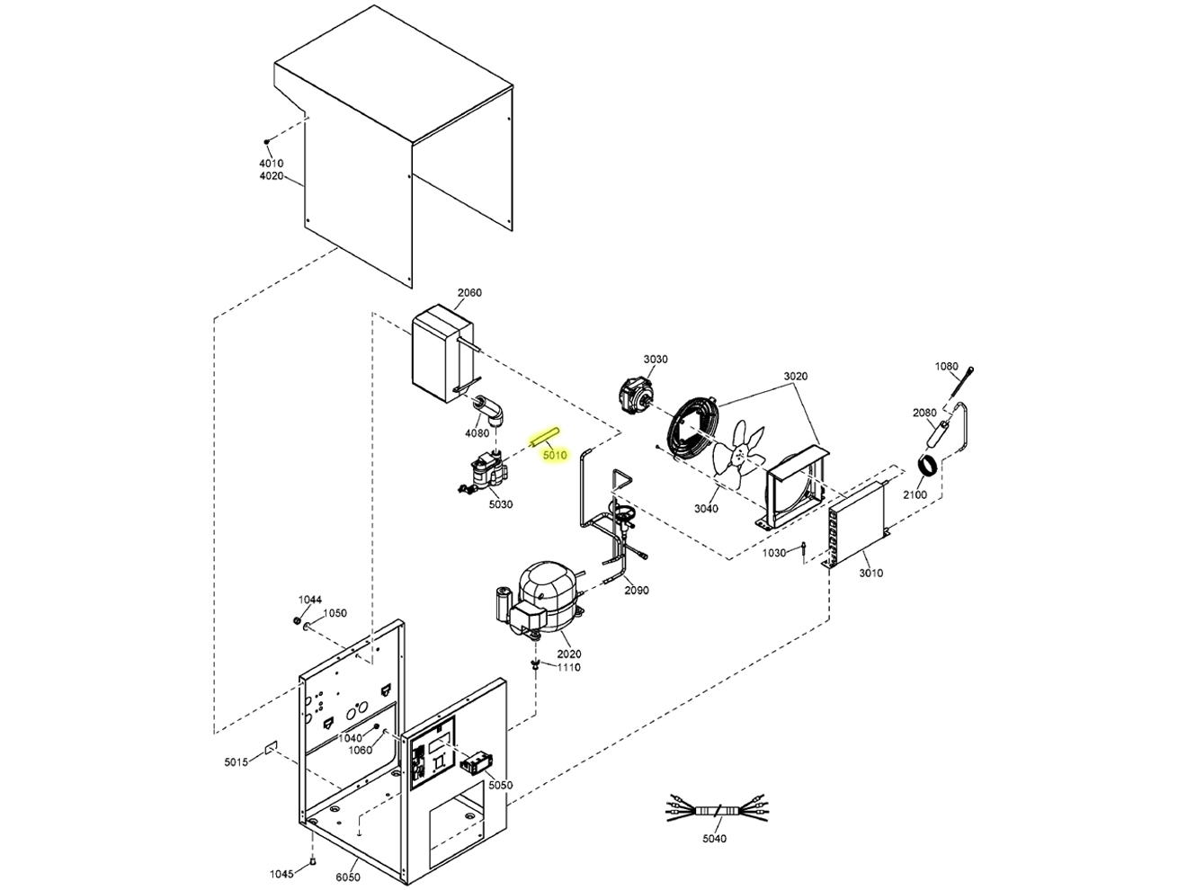 Quincy Compressor 0070600249 Plastic Tube