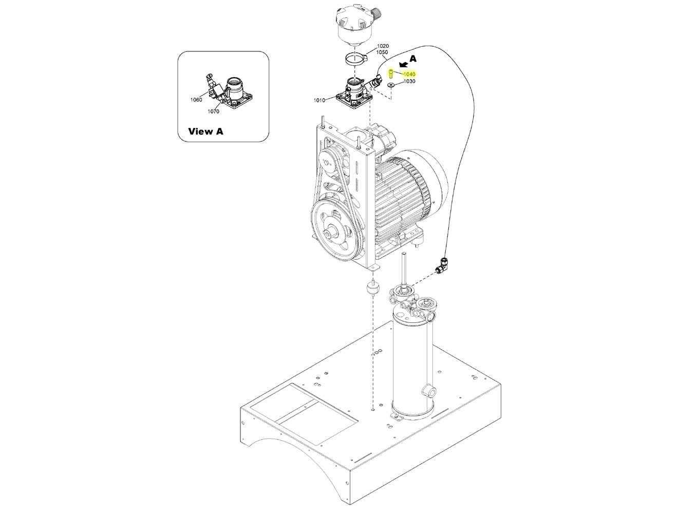 Quincy Compressor 0211132503 Screw