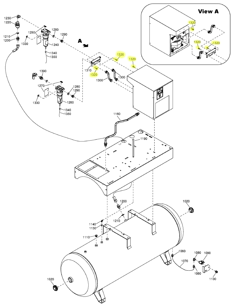 Quincy Compressor 0215000391 Screw