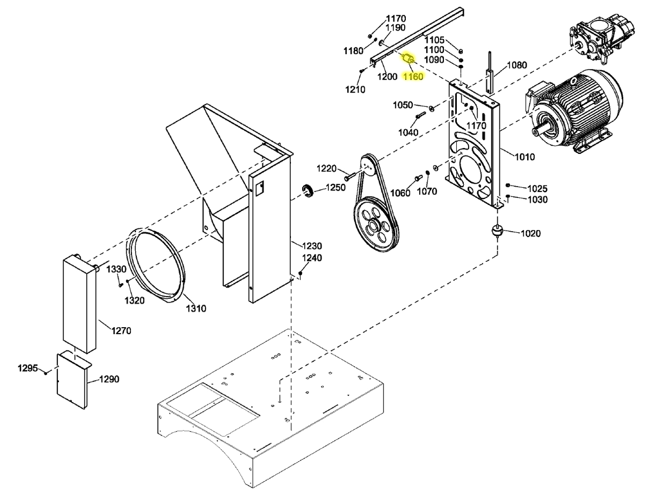 Quincy Compressor 0392110015 Vibration Pad