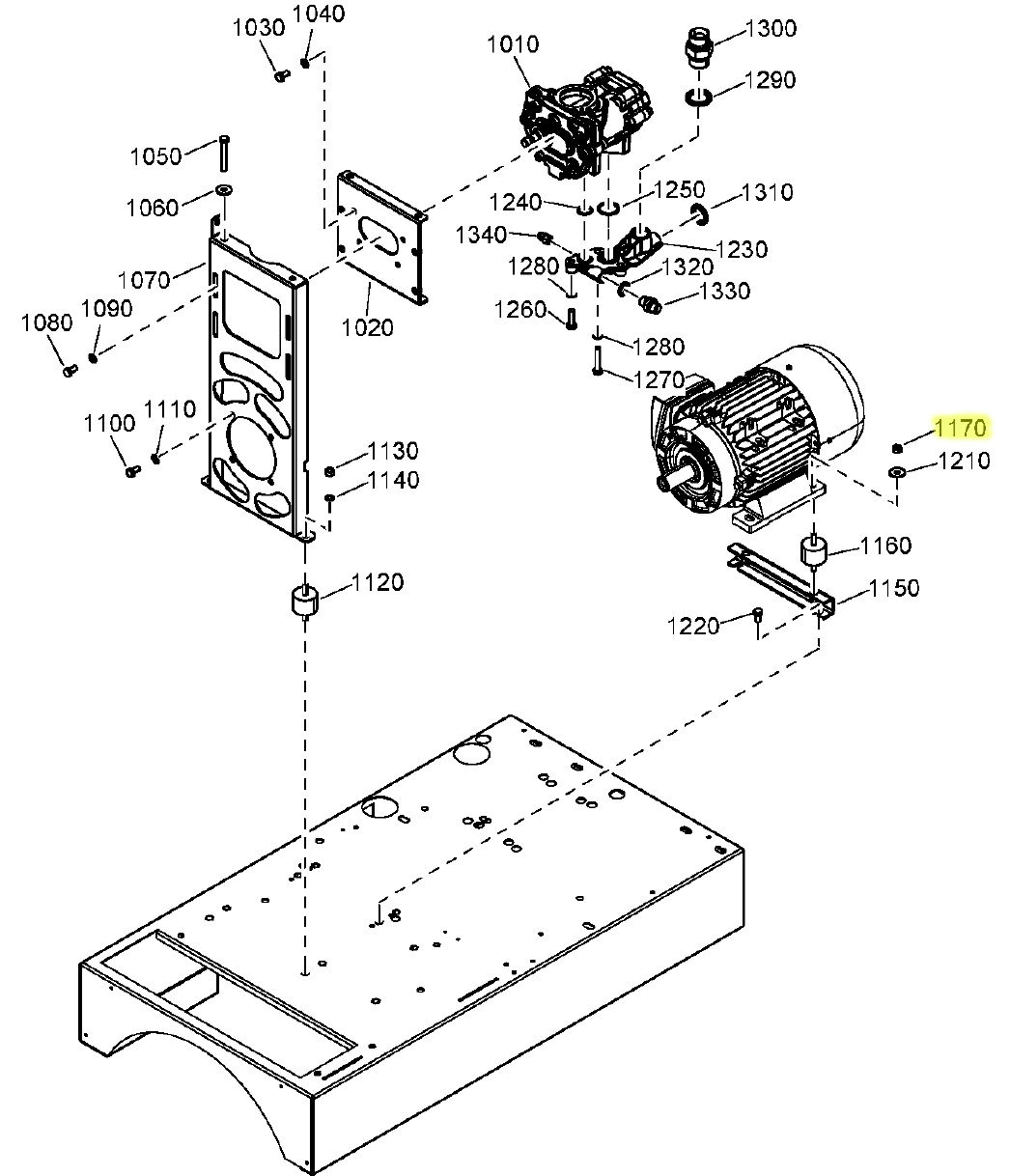 Quincy Compressor 0291118530 Nut