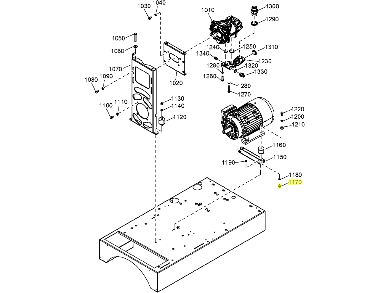 Quincy Compressor 0147132003 Hexagon Bolt